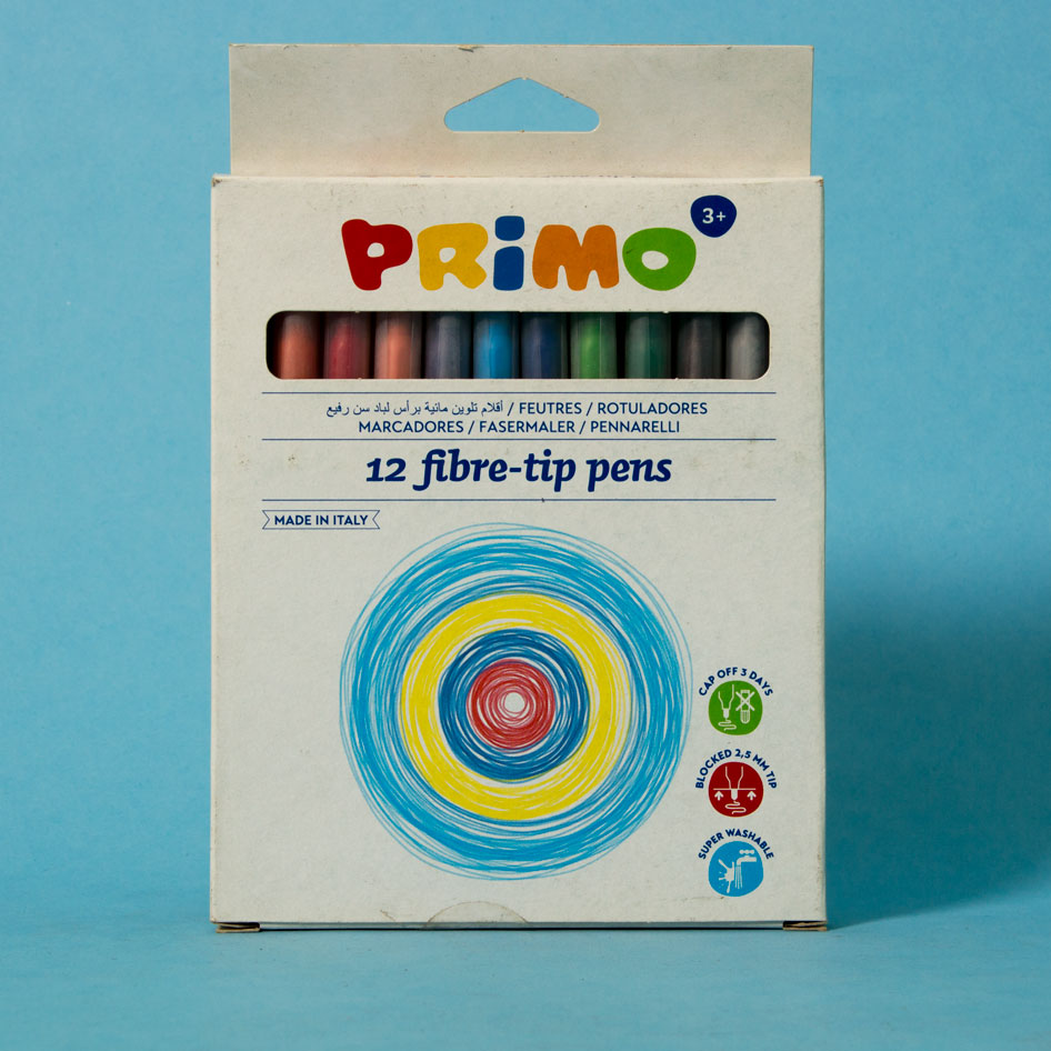 الوان فلوماستر Primo 12 Fibre-Tip Pens 6011 Alt