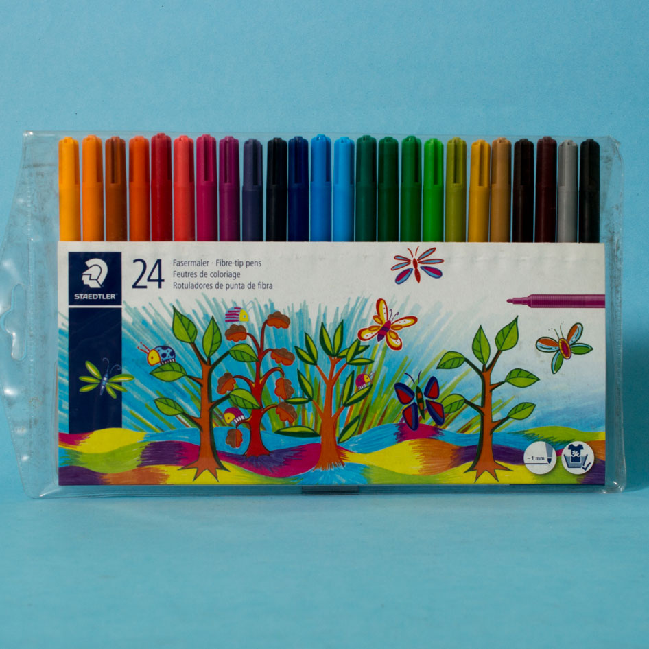 الوان فلوماستر Staedtler 24 Fasermaler Fibre-Tip pens 325WP Alt