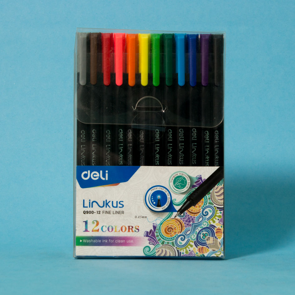 الوان فلوماستر Deli Linkus Fine Liner Q900 Alt