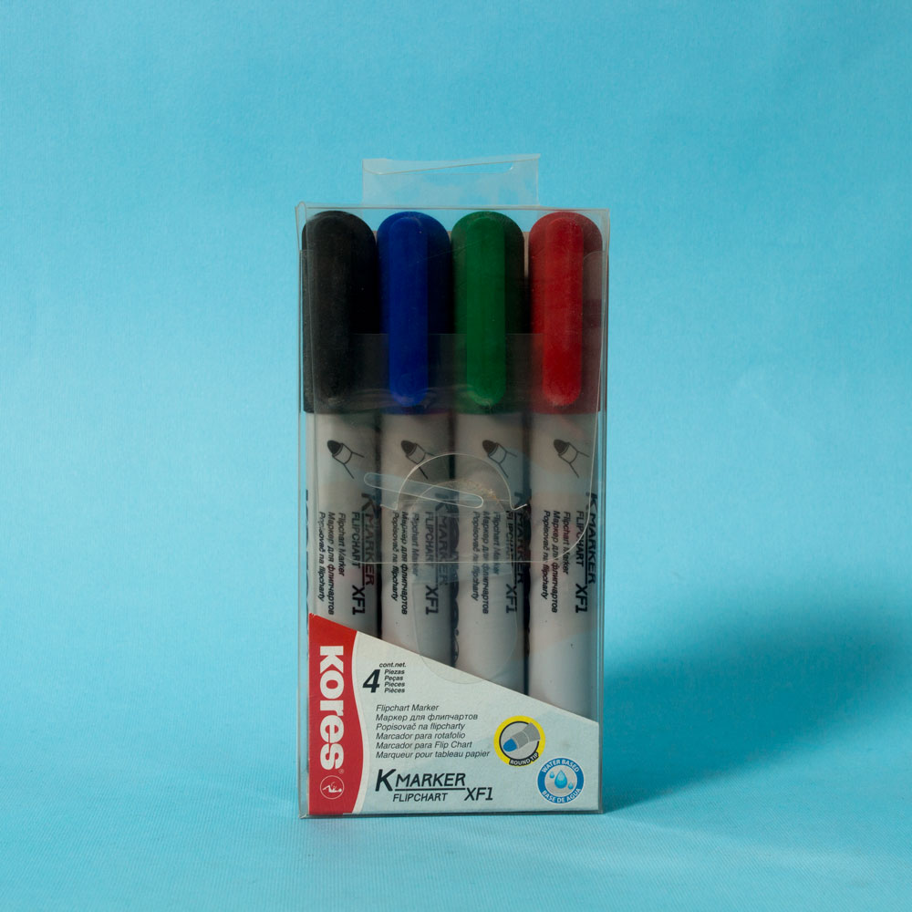 Kores Marker FlipChart 4pc 21344 Alt