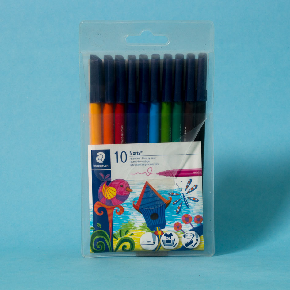 الوان فلوماستر Staedtler Noris 10 Fasermaler Fibre-Tip Pens 326WP Alt